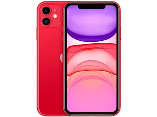 (Magalu Pay + Cliente Ouro) iPhone 11 Apple 64GB (PRODUCT)RED 4,7” 12M
