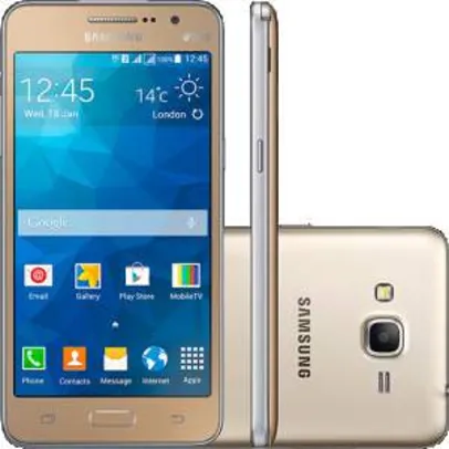[Sou Barato] Smartphone Samsung Gran Prime Duos G531H Dual Chip Desbloqueado Oi Android 5.1 5" 8GB 3G 8MP - Dourado por R$ 584