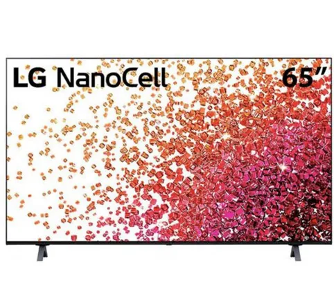 Smart TV 65" LG 4K NanoCell 65NANO75 3x HDMI 2.0, Inteligência Artific