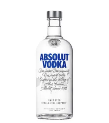 [APP] Vodka Absolut Original - 750ml - R$50