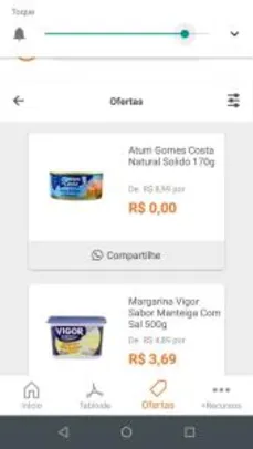 [App] Atum Gomes da Costa Natural Sólido R$ 0,00