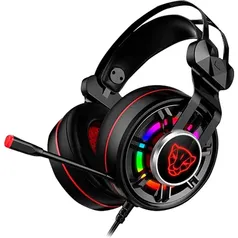 Headset Gamer Motospeed G919 RGB 7.1 Virtual Drivers 50mm USB – Preto