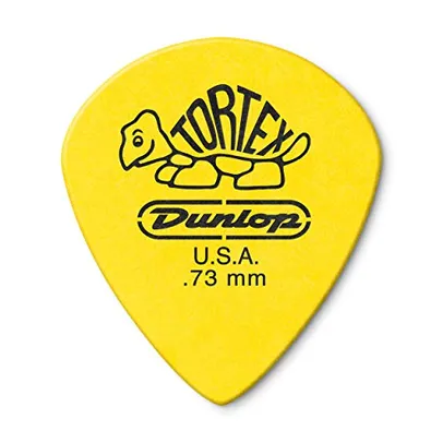 Palheta Dunlop 498P.73 Tortex® Jazz III XL, 0,73 mm, pacote com 12