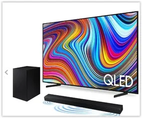 Samsung Smart TV 50" QLED 4K Q60C + Soundbar Samsung HW-A555 Combo