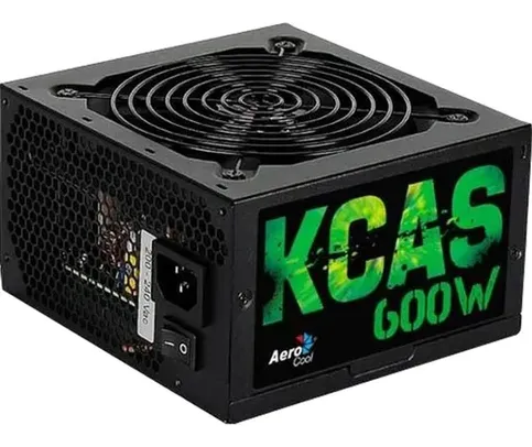 Fonte Aerocool 80 Plus Bronze Kcas 600w | R$299