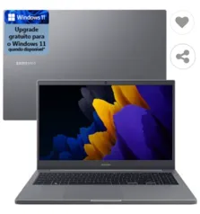 Notebook Samsung Core i5-1135G7 8GB 256GB SSD Tela Full HD 15.6” Windo