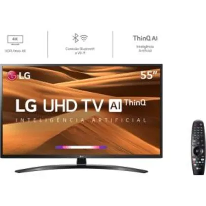 [AME R$ 2008 /CC Ame] Smart TV LED 55'' LG 55UM7470 Ultra HD 4K R$ 2232