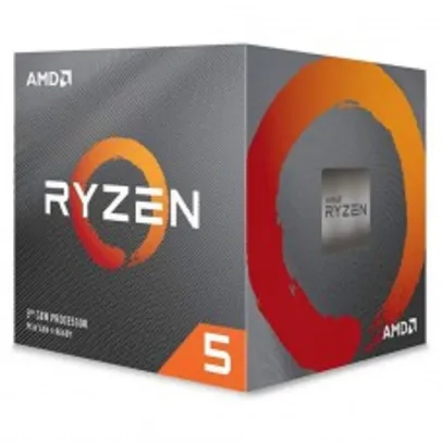 Processador AMD Ryzen 5 3600 3.6GHz (4.2GHz Turbo), 6-Cores 12-Threads, Cooler Wraith Stealth, AM4, 100-100000031SBX