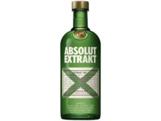 [Clube da Lu][App]Vodka Absolut Extrakt - 750ml - R$58