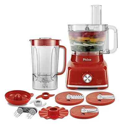 Multiprocessador, Pmp1600v, 1400W, Vermelho, 127v, Philco