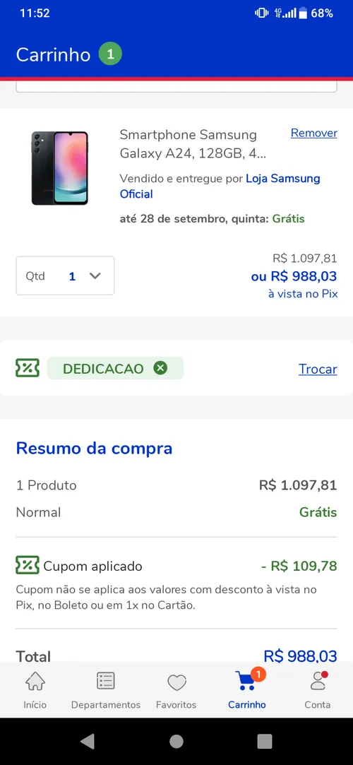 Imagen na descrição da promoção