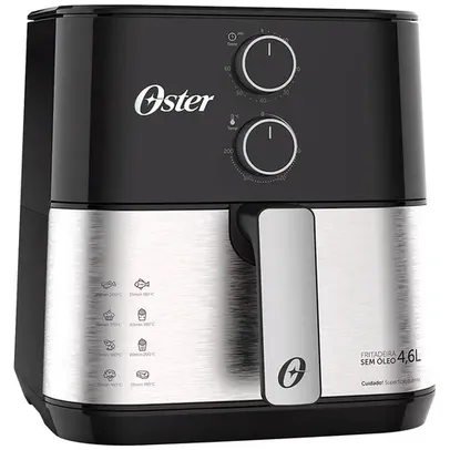 Fritadeira Elétrica Oster OFRT520 Compact 4,6L - Inox  - 110V e 220V