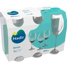 Conjunto de Taças Barone Nadir Figueiredo para Vinho, 6 peças | R$ 38