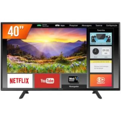 Smart Tv Led 40'' Full HD Panasonic Tc-40fs600b 2 Hdmi USB Wi-Fi Conversor Digital Integrado | R$1371