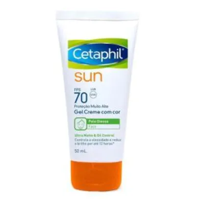 Protetor Solar Facial Cetaphil Sun Com Cor FPS70 Ultra Matte 50ml - R$47