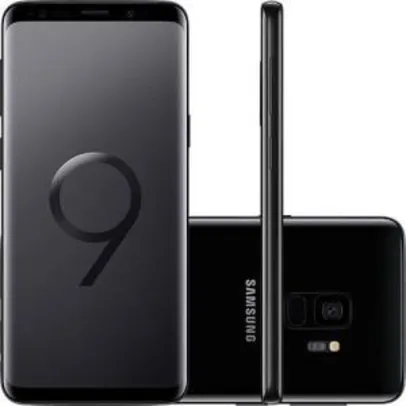 Smartphone Samsung Galaxy S9 Preto com 128GB, Tela Infinita de 5.8", Dual Chip, Android 8.0, Câmera 12MP, 4GB RAM e Processador Octa-Core - R$2441