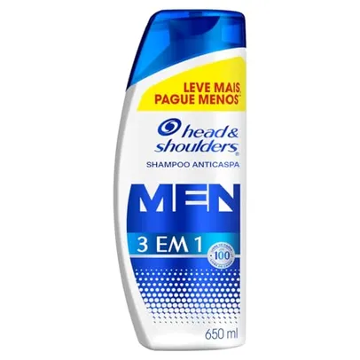 [REC] Shampoo Anticaspa Head & Shoulders Men 3 em 1, 650 ml