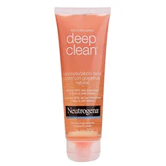 [10 unid] Sabonete Facial Deep Clean Grapefruit, Neutrogena, 80 g