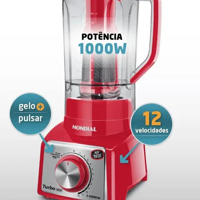 Foto do produto Liquidificador Turbo Premium L-1000W Mondial 220V