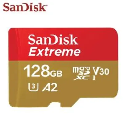 [Novos Usuários] Micro SD SanDisk Extreme 128GB | R$73