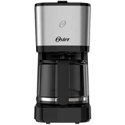 Cafeteira Oster OCAF600 1,2L Preto/Inox 110V