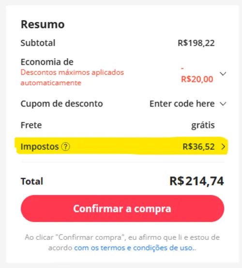 Imagen na descrição da promoção