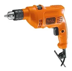 Furadeira martelete elétrica de 10mm Black+Decker TM500K 500W + acessório com maleta de transporte 2