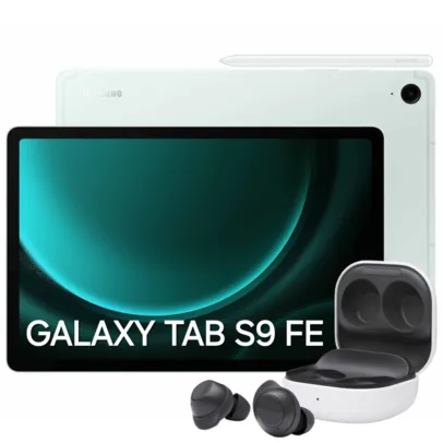 Saindo por R$ 2171: [ESTUDANTES] Tablet Samsung Galaxy Tab S9 FE 128GB Com Caneta S Pen e Capa + Fone Buds FE | Pelando