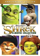 Shrek 4-Movie Collection - importado e dublado - 