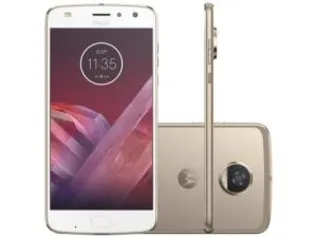 Magazine Luiza - Smartphone Motorola Moto Z2 Play 64GB Ouro - Dual Chip 4G Câm. 12MP + Selfie 5MP Tela 5.5