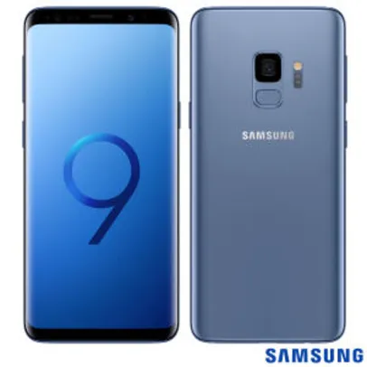 [Boleto] Samsung Galaxy S9 Azul, com Tela de 5,8”, 4G, 128 GB e Câmera de 12 MP - G960
