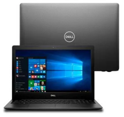 Notebook Dell Core i7-8565U 8GB 2TB Tela 15.6” Windows 10 Inspiron I15-3583-A5XP - R$3999