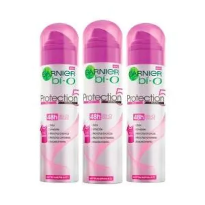 [Netfarma] Kit Desodorante Aerosol Garnier Bí-O Protection 5 Feminino - R$25