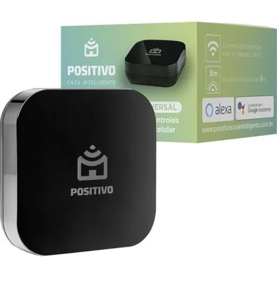 [APP+PRIMEIRA COMPRA] Smart Controle Universal Wi-Fi Positivo Casa Inteligente All-in-One | R$ 90
