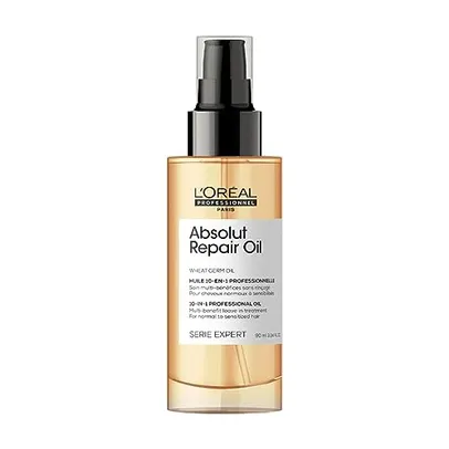 L'Oréal Professionnel Óleo 10 em 1 Absolut Repair || Repara e Promove Brilho | Com Gold Quinoa e Proteínas | 90ml