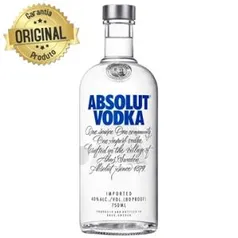 Vodka Sueca Original Garrafa 750ml - Absolut - R$60 + Frete Grátis