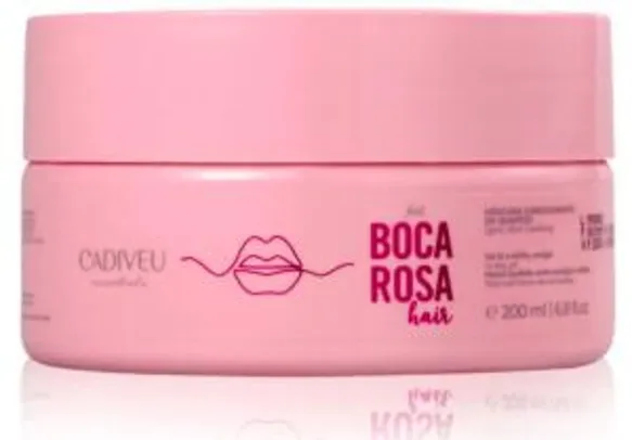 Máscara de Brilho Cadiveu Essentials Boca Rosa Hair de Quartzo 200ml | R$ 35