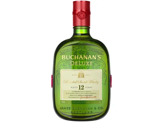 Whisky Buchanan’s Deluxe 12 anos Blended 1L R$114