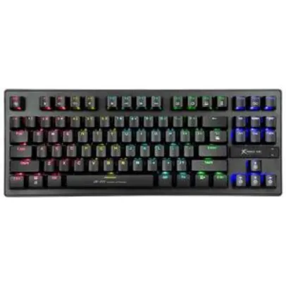 Teclado Mecânico Gamer RGB Xtrike Me GK-914 Rainbow, Switch Blue - R$100