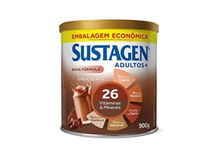 Complemento Alimentar Sustagen Adultos+ Sabor Chocolate - Lata 900G, Sustagen N&E