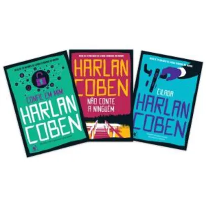 Coleção Harlan Coben - Confie Em Mim + Não Conte A Ninguém + Cilada | R$44