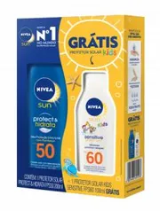 Kit Protetor Solar Nivea Sun Protect & Hidrata FPS50 + Protetor Solar Nivea Kids FPS60