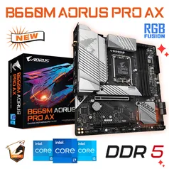 Placa Mãe Gigabyte B660m Aorus Pro Ax DDR5 Motherboard