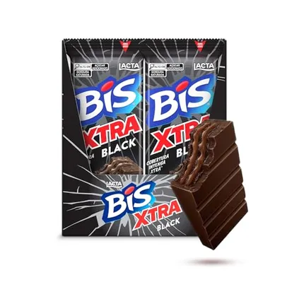 Bis Xtra Black - Caixa Com 24 Unidades De 45g