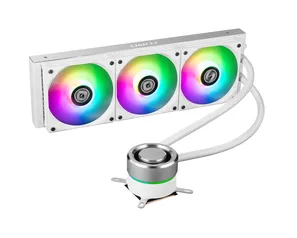 Water Cooler Lian Li, Galahad, RGB 360mm, Intel-AMD, White, GA-360A WHITE