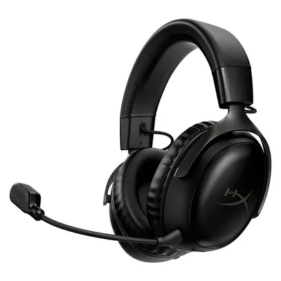 [PIX] Headset Gamer Sem Fio HyperX Cloud III Wireless (Preto, Multi Plataforma) - 77Z45AA