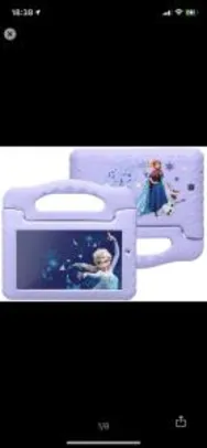 Saindo por R$ 332: Tablet Infantil Multilaser Frozen Plus com Capa - 16GB 7” | Pelando