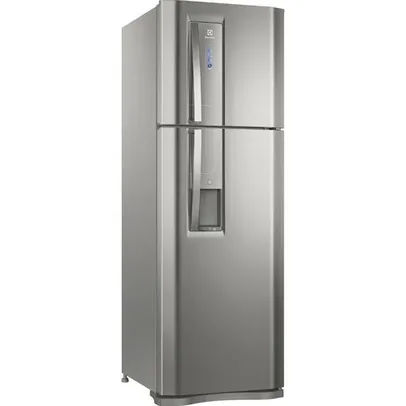 [AME R$ 2639 SC R$ 2441] Geladeira Frost Free Electrolux Top Freezer 382L (TW42S) Prata