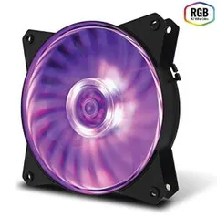 Fan para Gabinete Masterfan 120Mm Mf120L Rgb | R$30