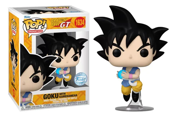 Boneco Funko Pop! Dragon Ball Gt- Goku Com Kamehameha